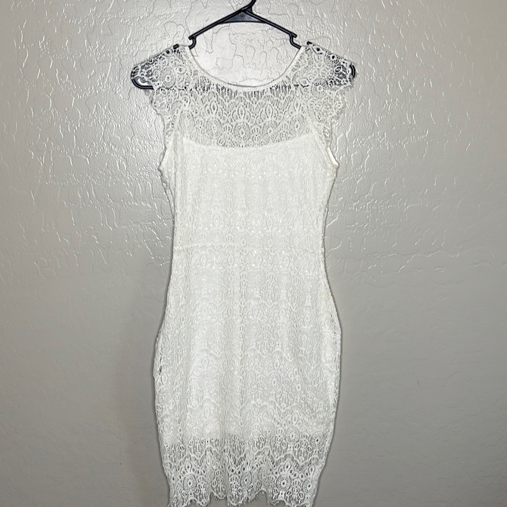 Off White Lace Dress